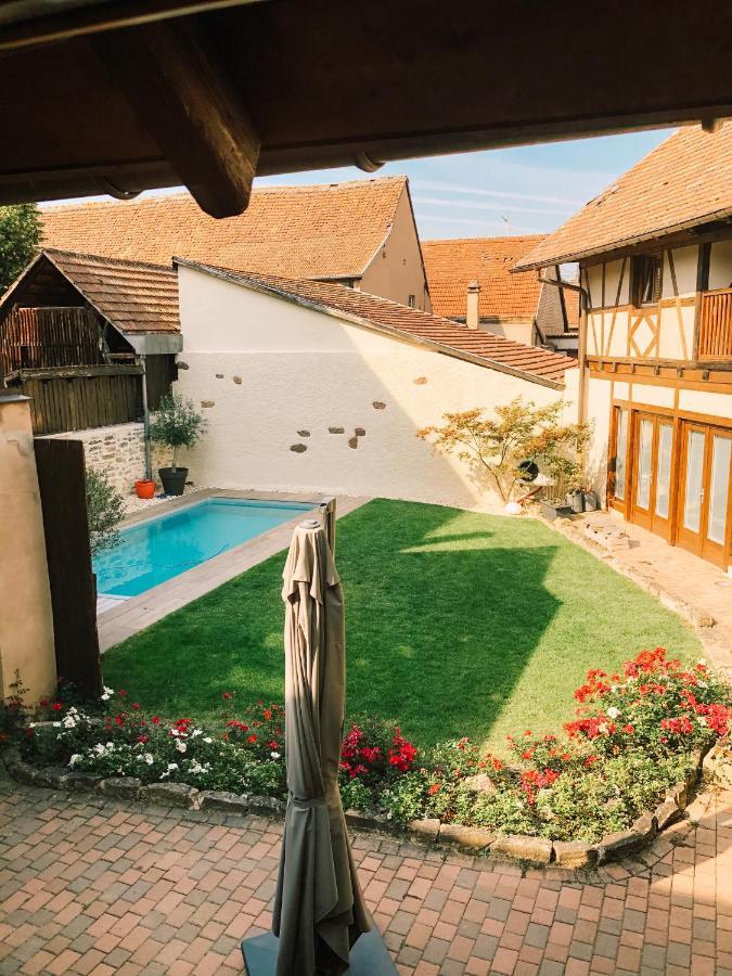 Maison D'Hotes La Rose D'Alsace Rosheim Exterior foto